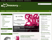 Tablet Screenshot of dinozaury.com